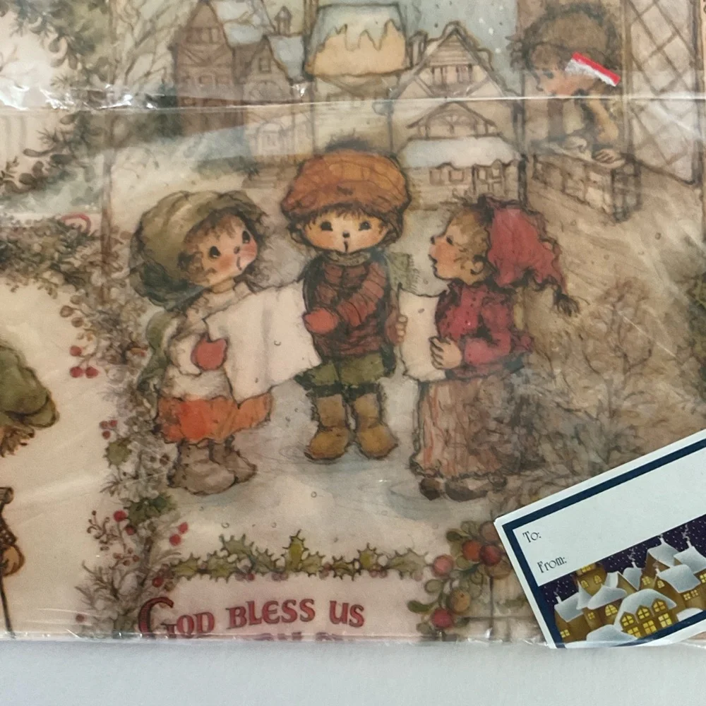 Vintage Hallmark Tiny Tim Wrapping Paper NWT